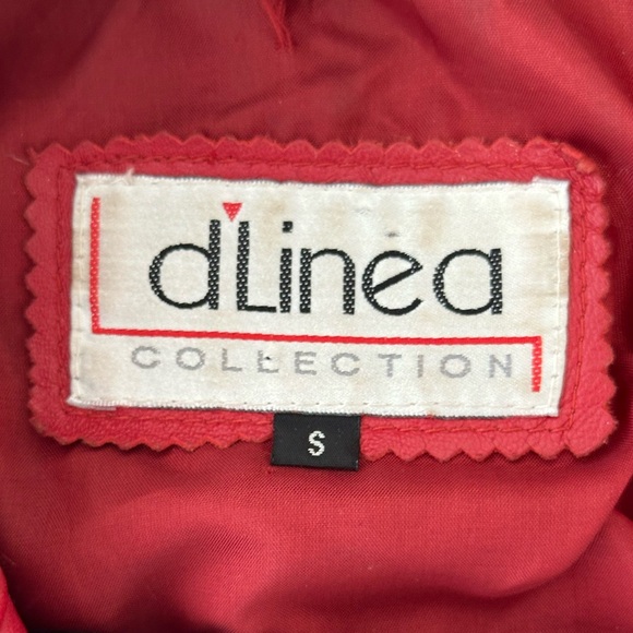 Vintage Red Leather Jacket | Size S - Picture 5 of 5